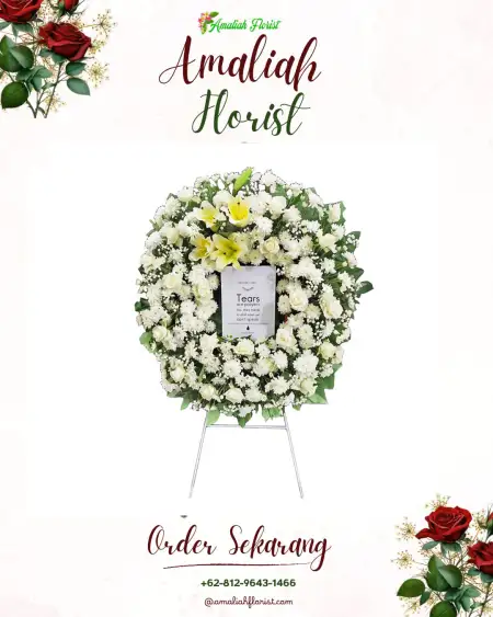 Krans Bunga Duka Air Kuning